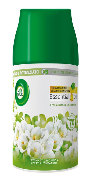 Запаска до автоматичного освіжувача повітря Air Wick Fresh Біла фрезія та жасмин 250 мл Львів - фото 1