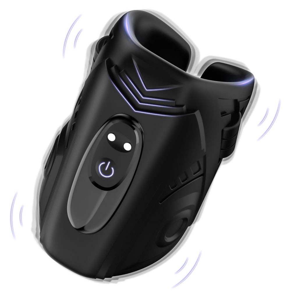 Насадка на пенис Mechwarrior Black, 9 vibration functions Sex Aura Киев - изображение 1