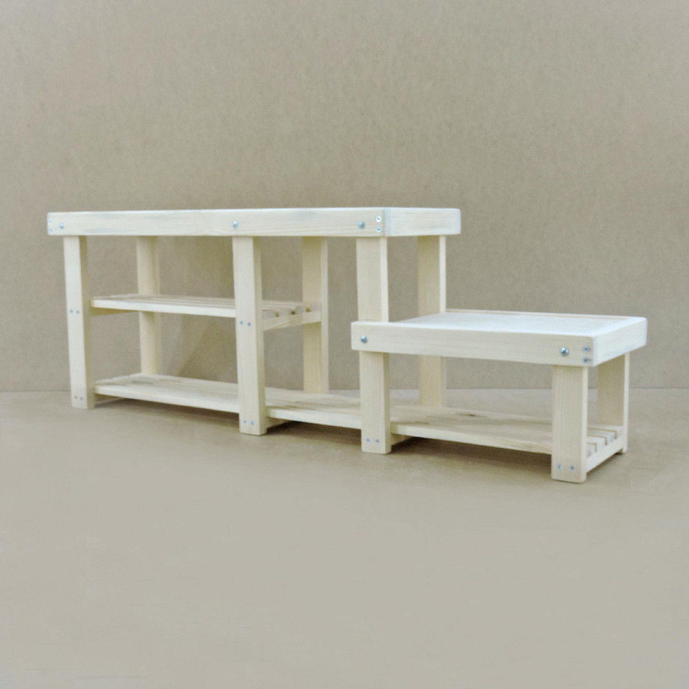 Полиця для взуття "Бенвіль 125" бланже Миколаїв - фото 4