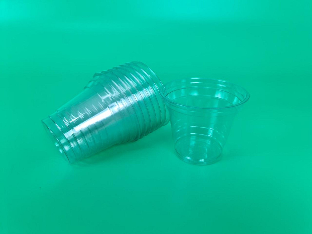 Склянка одноразова PЕТ щільний, прозорий, 250 мл NEW (50 шт.) Харків - фото 1