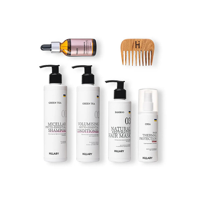 Набір комплексного догляду за жирним типом волосся Perfect Hair Green Tea Hillary Київ - фото 4