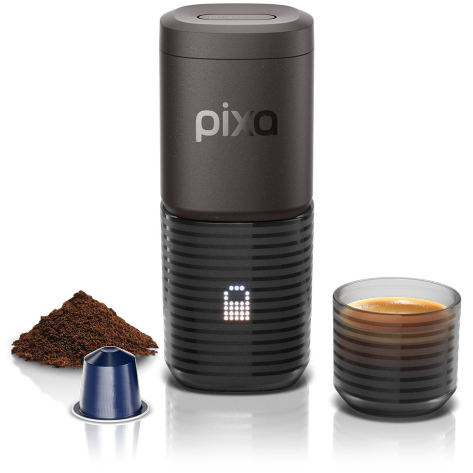 Портативная электрическая эспрессо-кофеварка Wacaco Pixapresso, темный бургунд Киев - изображение 4