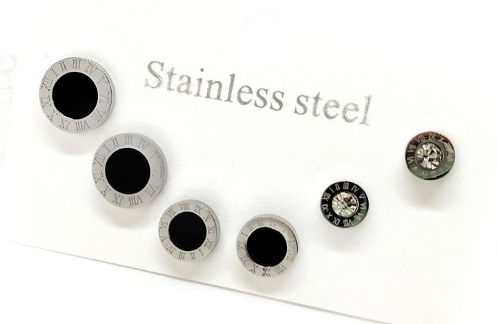 Сережки гвоздики стильні комплект Київ - фото 1