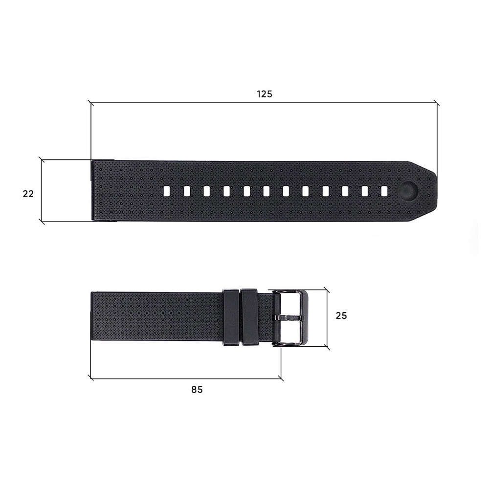 Ремінець для годинника Skmei 1502BK Black SBR Київ - фото 3