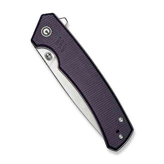 Ніж складаний туристичний Civivi Merit, (8.3 см) 14C28N / Micarta чорний Київ