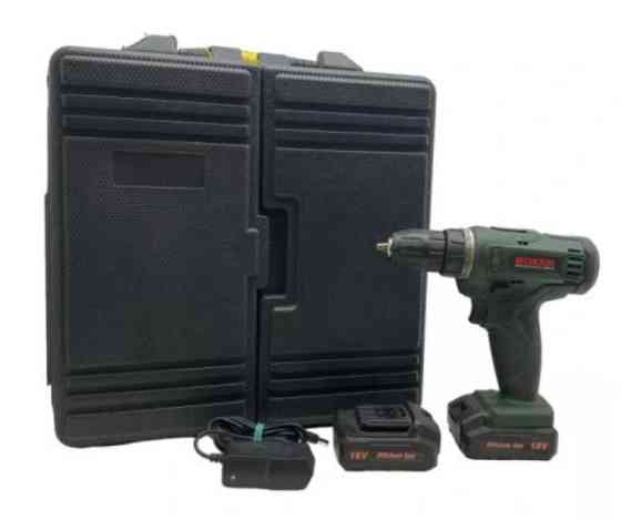 Акумуляторный набор дрель-шуруповерт BX-180 18V, 2 батареи, 2 скорости, 94 аксессуара, кейс Одесса