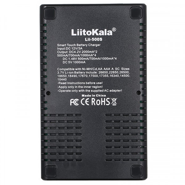 Зарядний пристрій LiitoKala Lii-500S, 4x(Lion/NiMH/NiCd), Power Bank, discharge function (Lii-500S) Київ - фото 4