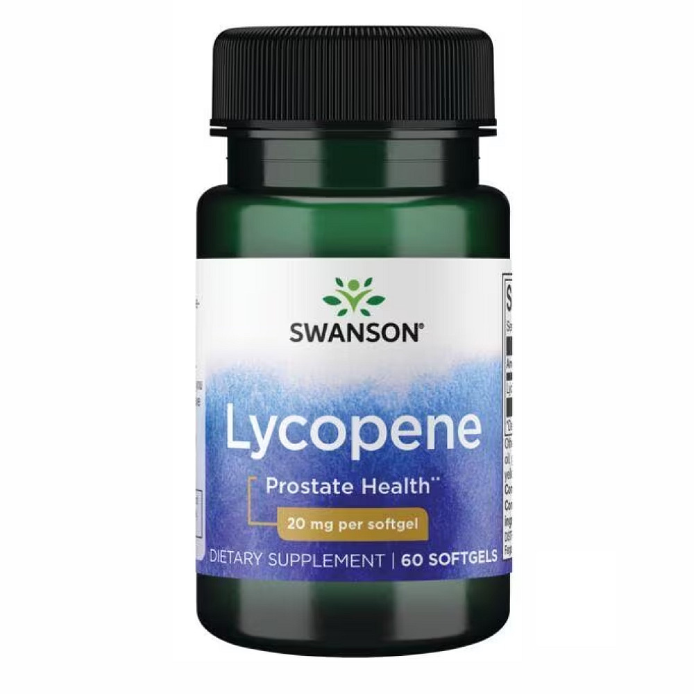 Ликопин Swanson Lycopene 20 mg - 60 softgel Луцк - изображение 1