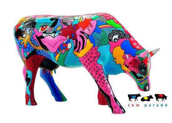Коллекционная статуэтка корова Partying with P-COW-sso, Size L Киев