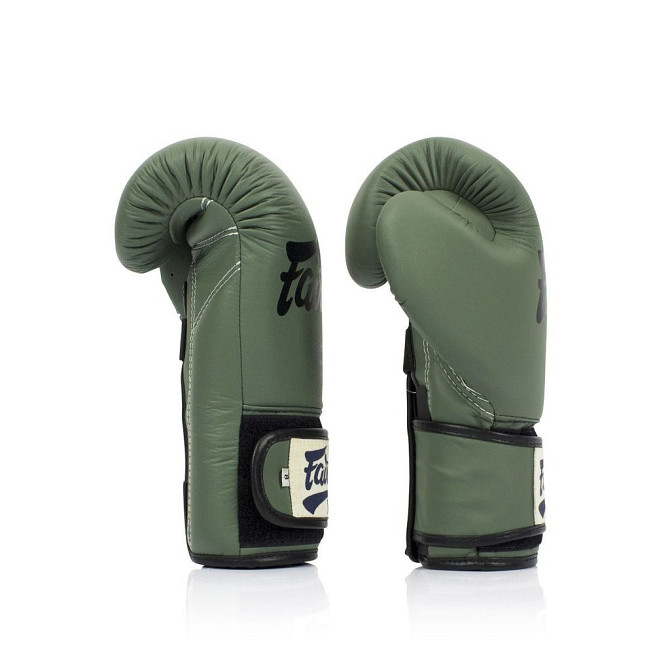 Боксерські рукавиці Fairtex BGV11 Green 12 унцій (бинти в комплекті) Кам'янське - фото 5