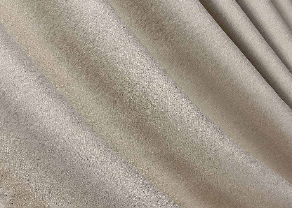 Комплект готовых штор VR-Textil Блэкаут двусторонний Eclipsе № 1789ш Бежевый 100х270 см 2 шт (31-831) Киев - изображение 6