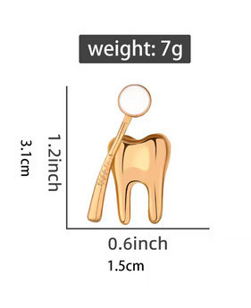 Брошь для стоматолога модная Зуб Киев - изображение 4