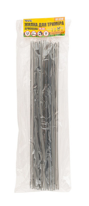 MASTERTOOL Жилка для тримера MASTERTOOL КВАДРАТ АРМОВАНИЙ у відрізках 30 см 3,00 мм набір 50 шт Киев - изображение 4