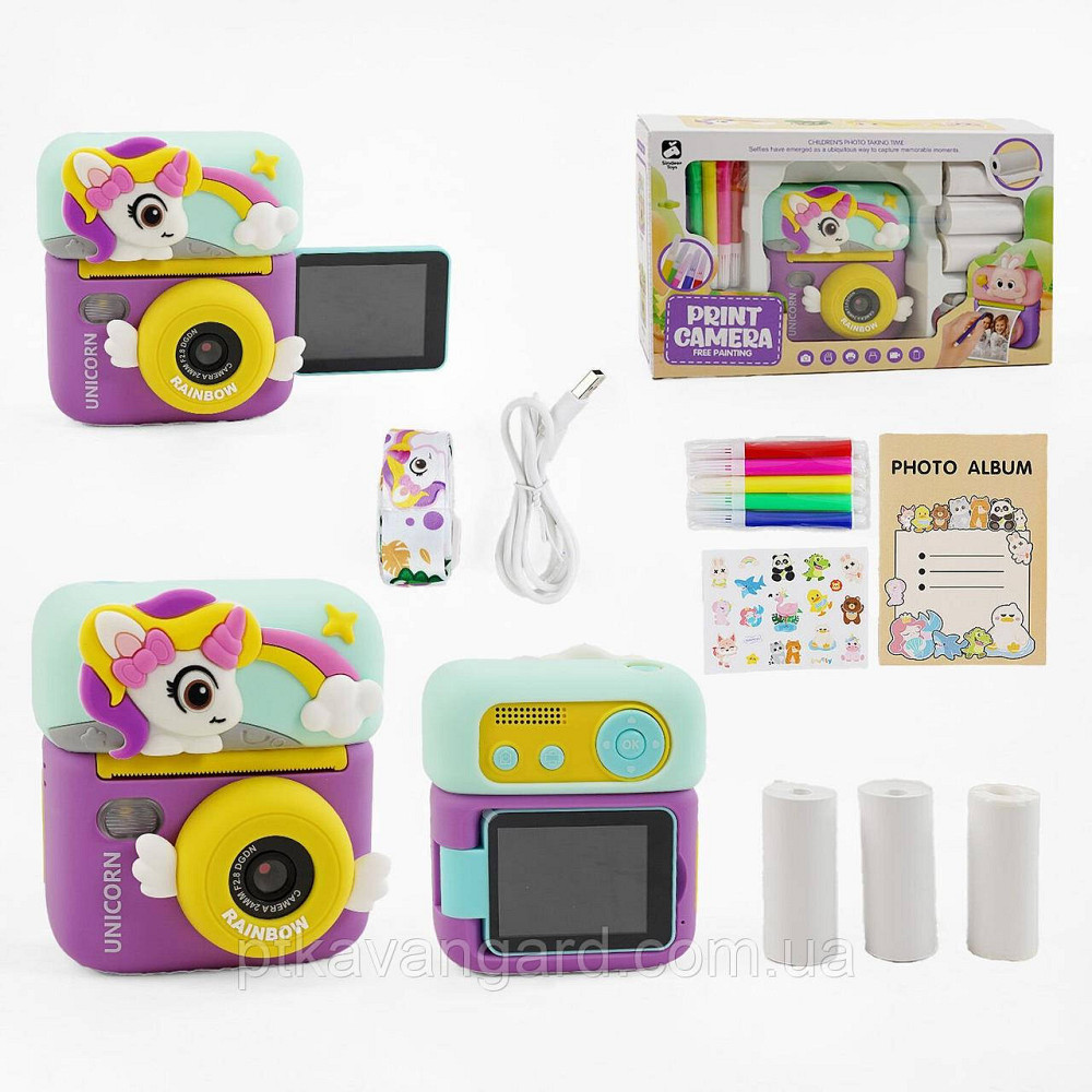 Фотоаппарат детский с мгновенной печатью 