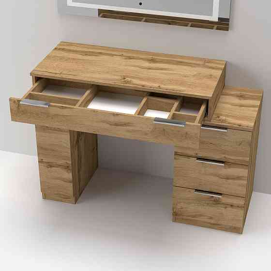 Стол туалетный Трюмо Кристалл, Дуб Аппалачи, 1200/452/847 Львов