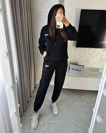 Жіночий теплий костюм двійка у спортивному стилі з флісу 48/50 Одеса