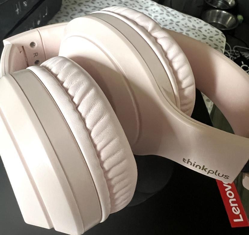 Накладні, складані навушники Lenovo Thinkplus TH10, рожеві. Харків - фото 6
