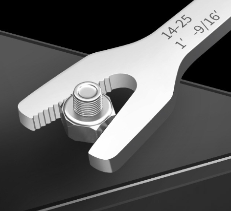 Ключ гаечный универсальный S-тип двусторонний 6-14/14-25 мм накидной, прочный и многоцелевой Киев