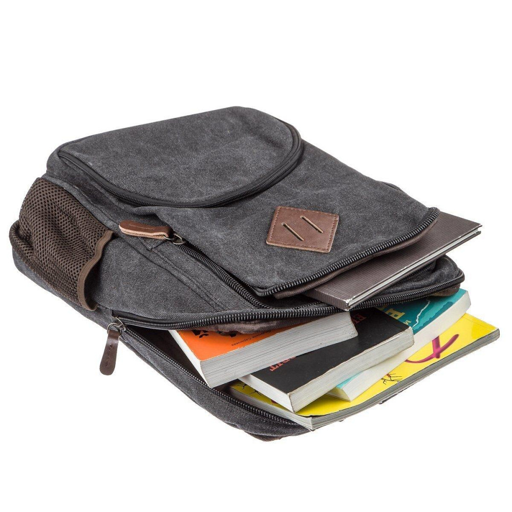 Рюкзак текстильний Vintage 20074 Чорний Київ - фото 5