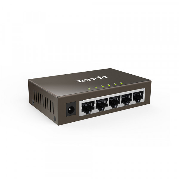 Комутатор TENDA TEG1005D 5port 10/100/1000 BaseTX, desktop, метал (TEG1005D ) Киев - изображение 2