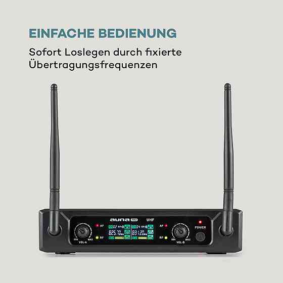 UHF200F-2H 2-канальний комплект радіомікрофонів УВЧ Приймач 2 ручних мікрофони 2 ручні мікрофони (Німеччина, Рівне