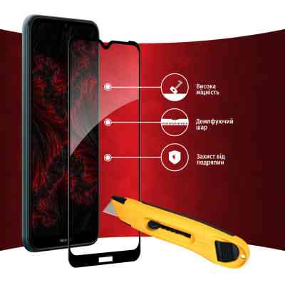 Скло захисне Intaleo Full Glue Nokia C30 4G (1283126528828) Вінниця