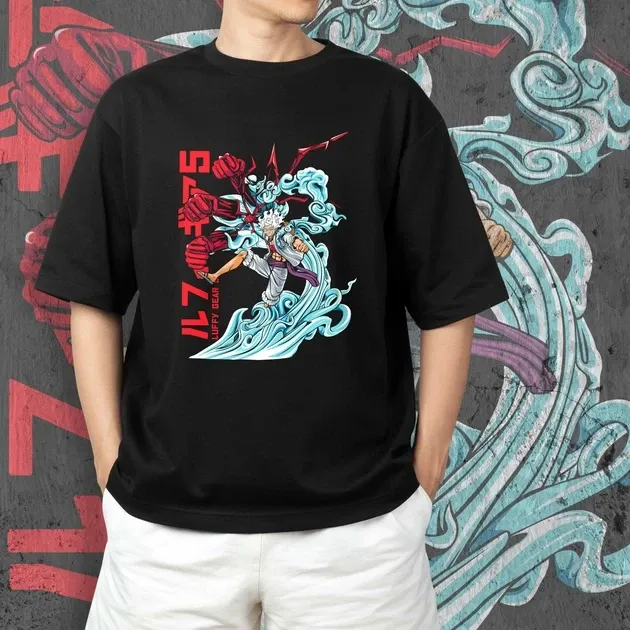 Футболка чоловіча з  принтом Ван Пис Гір 5 Розмір 48 Anime0180 Дніпро - фото 4