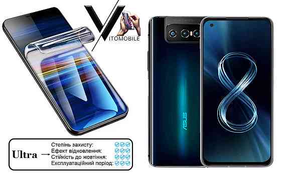 Поліуретанова плівка Ultra для Asus Zenfone 8 – мінімальна товщина, максимальний захист! Київ