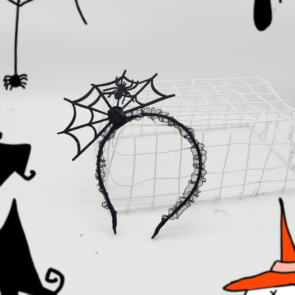 Обруч на Хэллоуина Паутина и паук one size черный Киев - изображение 7