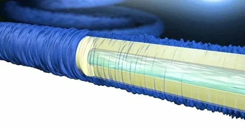 Шланг для поливання розтяжний + пістолет 7 положень Magic Hose 15 метрів (синій) Чернівці - фото 6