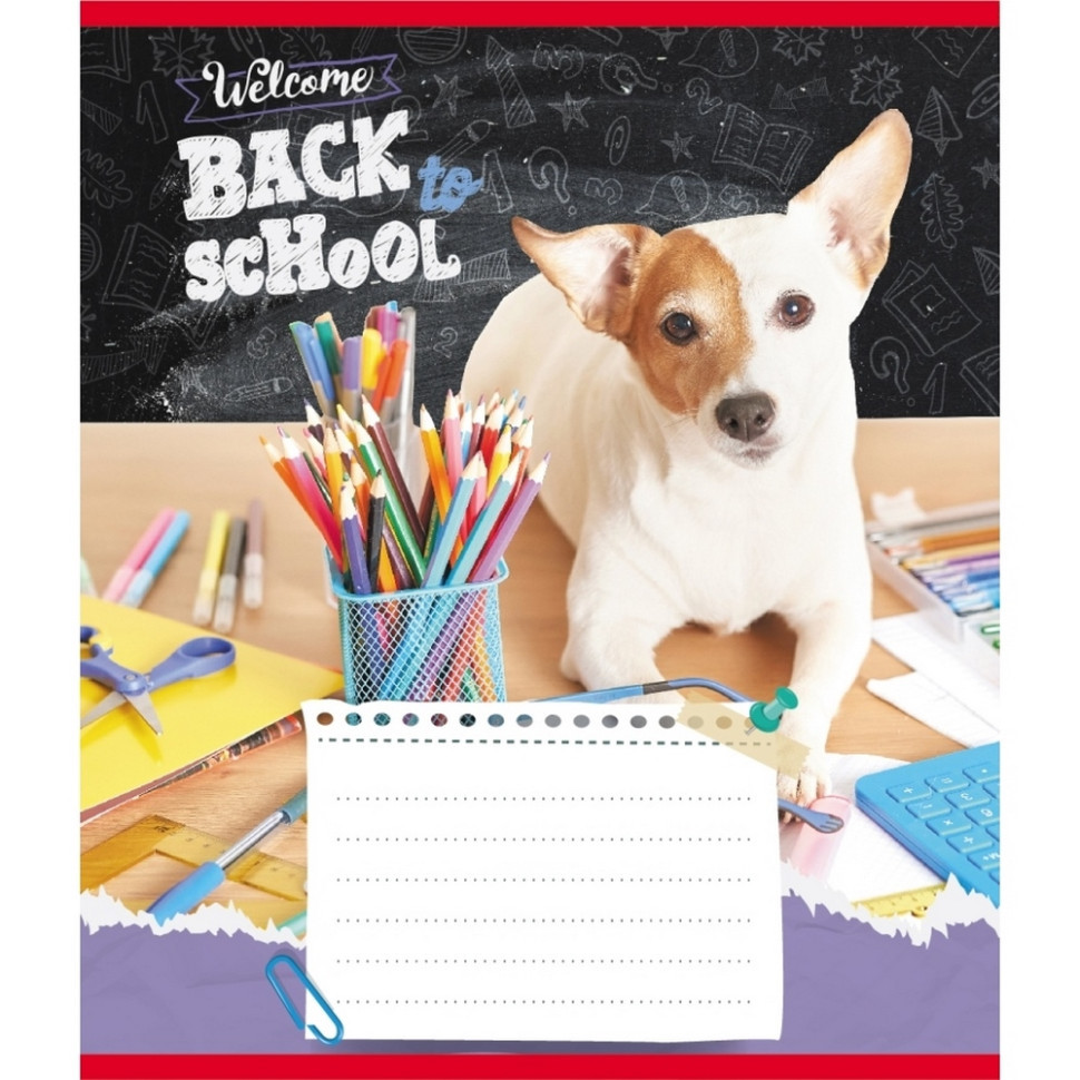 Зошит учнівський "Собака студент" 018-540178L-3 в лінію, 18 аркушів Вінниця - фото 1