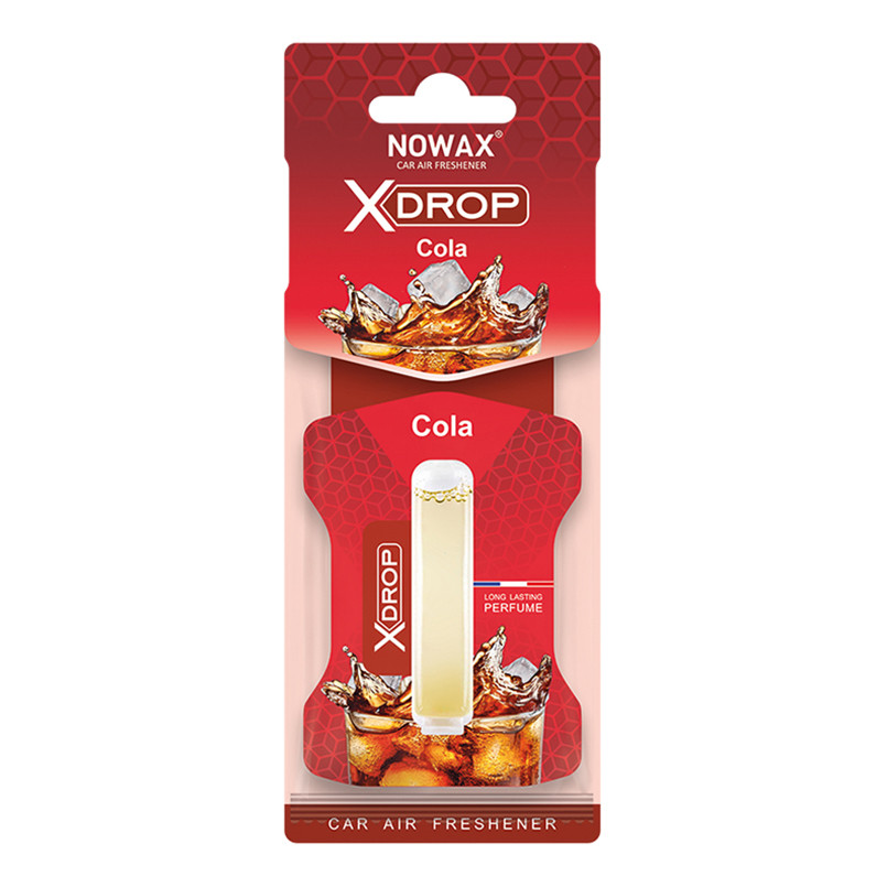 Ароматизатор целюлозний з капсулою Nowax серія X Drop - Cola Львів - фото 1