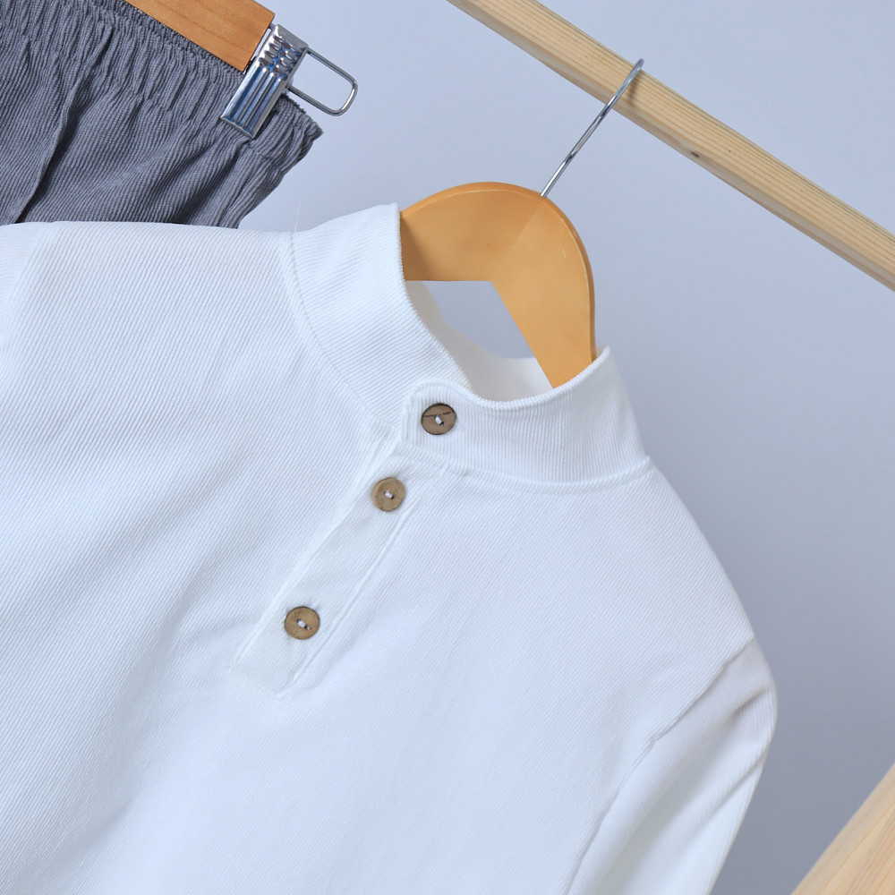 Святковий вельветовий костюм біла сорочка+сірі штани для хлопчика Кам'янець-Подільський - фото 2