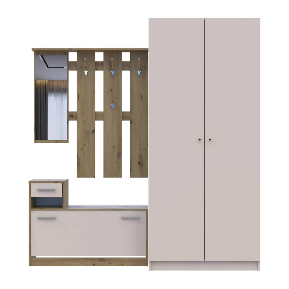 Передпокій Doros Alice і шафа Promo Дуб Евок/Кашемір DRS-011754 (42005160) Львів - фото 3