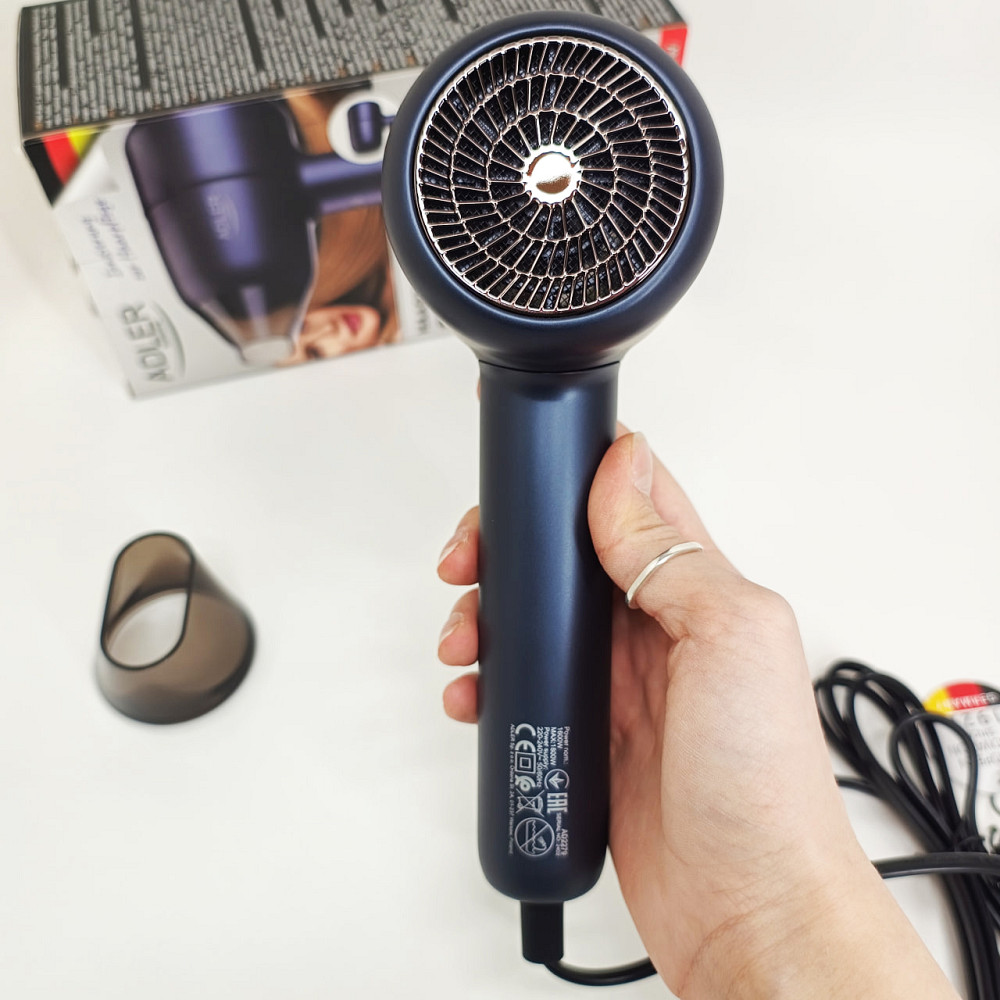 Мощный фен для быстрой укладки волос Adler, Фен с ионизацией и регулировкой температуры MB-41 Львов - изображение 7