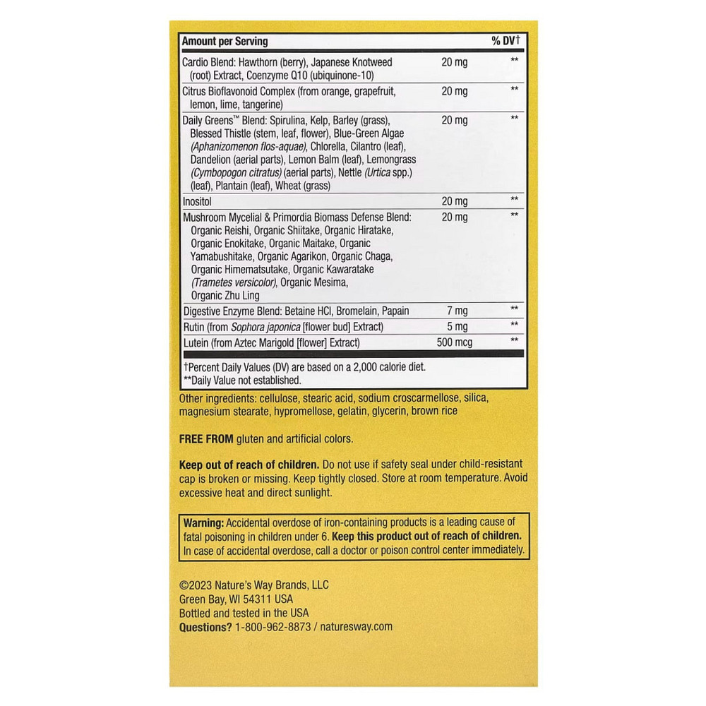 Мультивітаміни Nature's Way Alive!Adult Ultra Multivitamin 60 таб Київ - фото 4