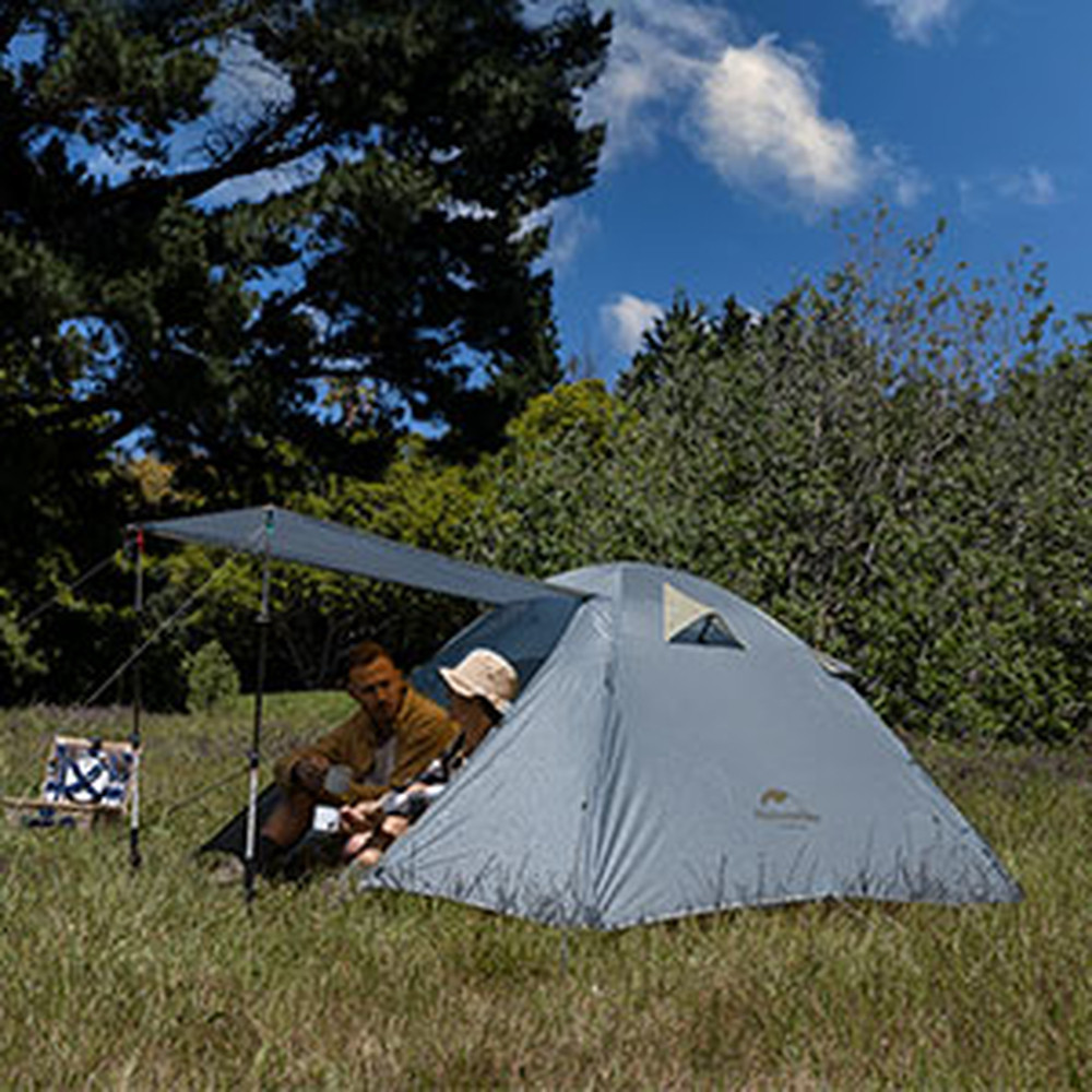 Палатка четырехместная Naturehike P-Series CNK2300ZP028, светлая серая Киев - изображение 4