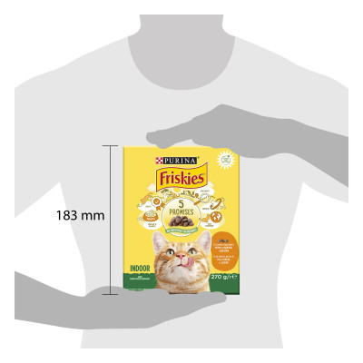 Сухий корм для кішок Purina Friskies Indoor з куркою та овочами 270 г (7613035351820) Вінниця - фото 3
