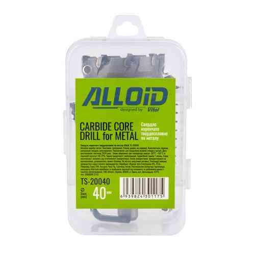 Свердло корончате твердосплавне по металу 40мм Alloid Одеса