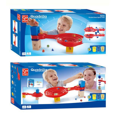Конструктор Hape Набор для лабиринта конструктора Quadrilla Двухсторонняя спираль (E6026) Винница - изображение 1
