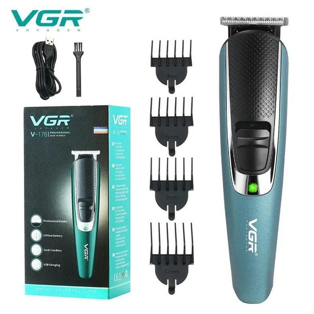 Электрическая машинка триммер для волос и бороды VGR, Острые профессиональные машинки для стрижки волос DZ-18 Львов - изображение 12