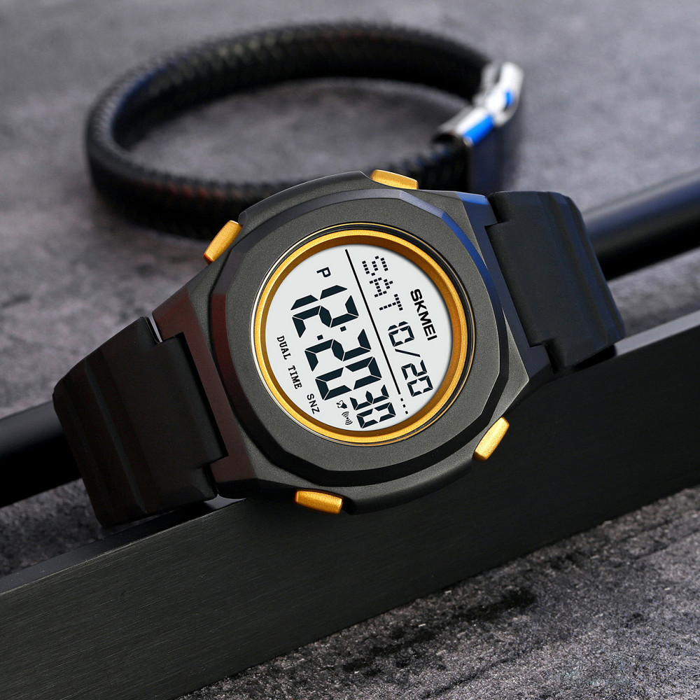 Skmei 2023BKGD-WT Black-Gold White SBR Киев - изображение 4