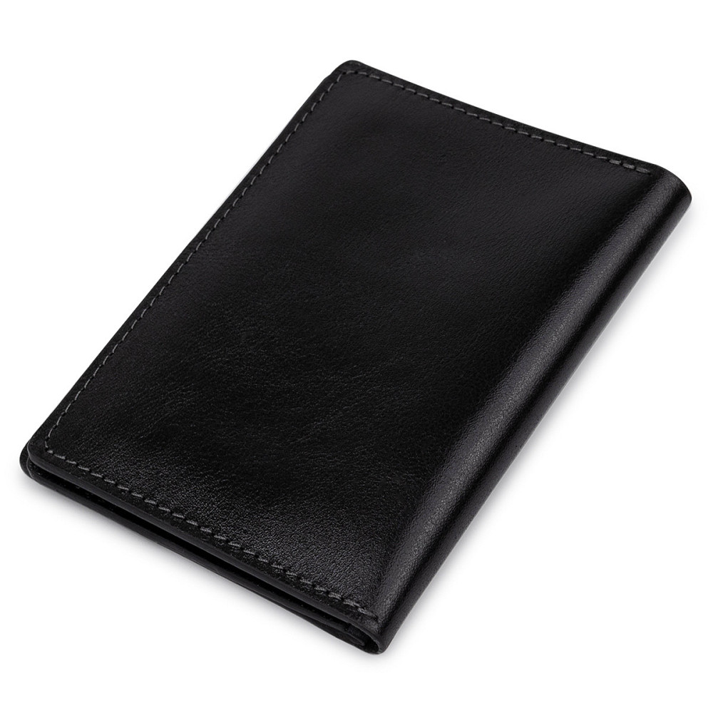 Кожаная обложка для документов GRANDE PELLE 11401 Черный Киев - изображение 2