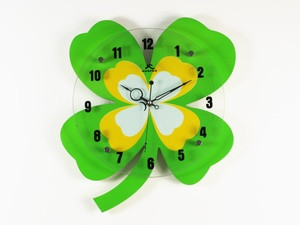 Часы настенные деревянные Клевер Киев - изображение 1