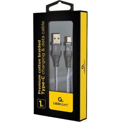 Дата кабель USB 2.0 AM to Type-C 1.0m Cablexpert (CC-USB2B-AMCM-1M-WB2) Вінниця - фото 2