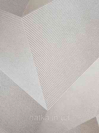 Шпалери метрові вінілові на флізеліні Sintra Vila геометрія фігури 3д коричневі бежеві сріблясті 534625 Київ