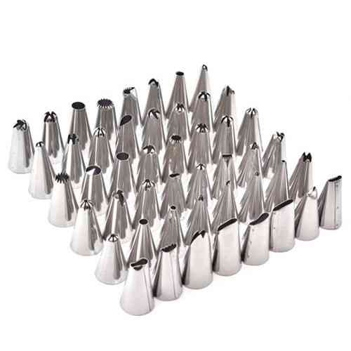 Набор кондитерских насадок 48 шт. для крема и тортов из нержавеющей стали Киев