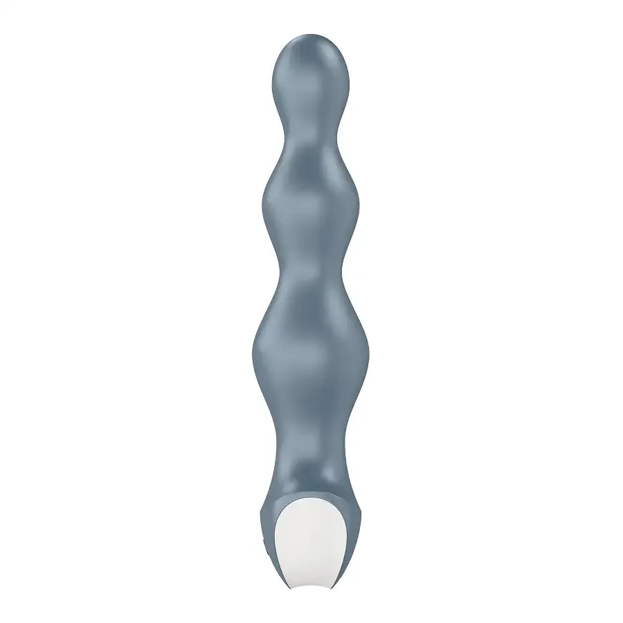 Анальний стимулятор-намистини з двома моторами Satisfyer Lolli-Plug 2 ice blue Львів - фото 3