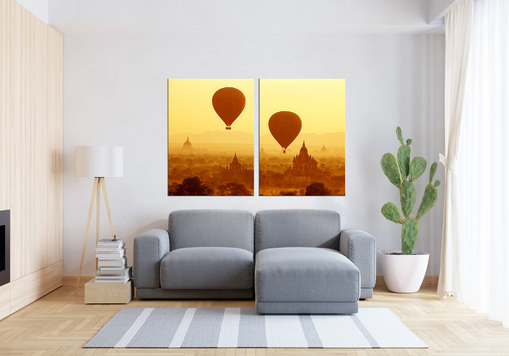 Модульная картина в гостиную / спальню   Повітряні кулі  TLV-2_095 120х170  см Киев - изображение 3