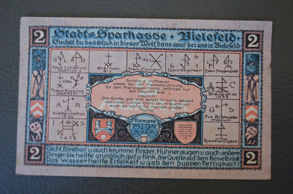 Германия. Нотгельд. 2 Mr. ( 10 ) Полтава - фото 1